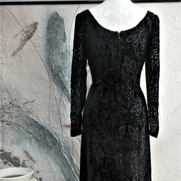 Oscar DeLaRenta black velvet dress NWT 💯Authentic - Picture 4 of 7